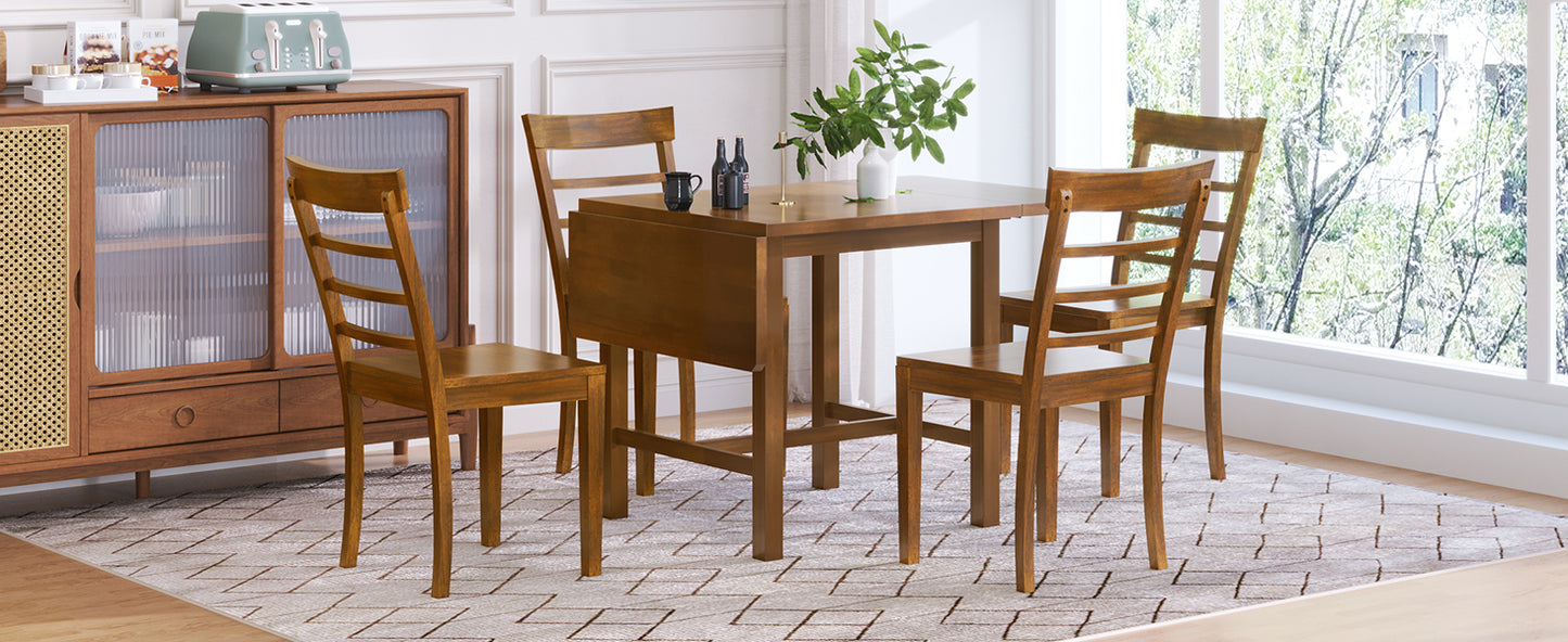 1st Choice Extendable Drop Leaf Dining Set - Modern & Space-Saving