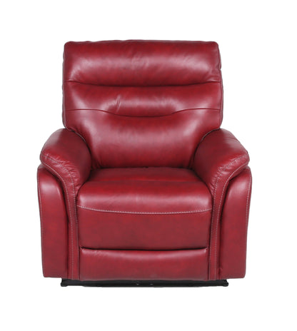 1st Choice Modern Leather Motion Recliner with Control Panel USB Charging