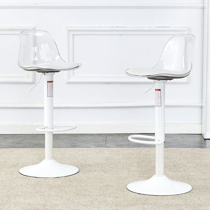 1st Choice White PU Bar Stool: Modern Comfort & Style | Purchase Now