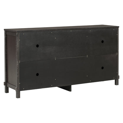 1st Choice Espresso Solid Wood Buffet Cabinet with 2 Storage Cabinet