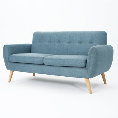 67.25' Button Tufted Loveseat - 1st Choice Furniture Direct