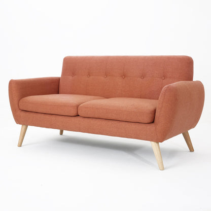 67.25' Button Tufted Loveseat - 1st Choice Furniture Direct