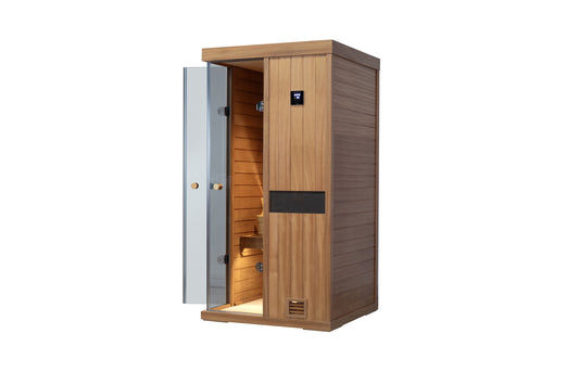 Mini One-person Mahogany sauna room