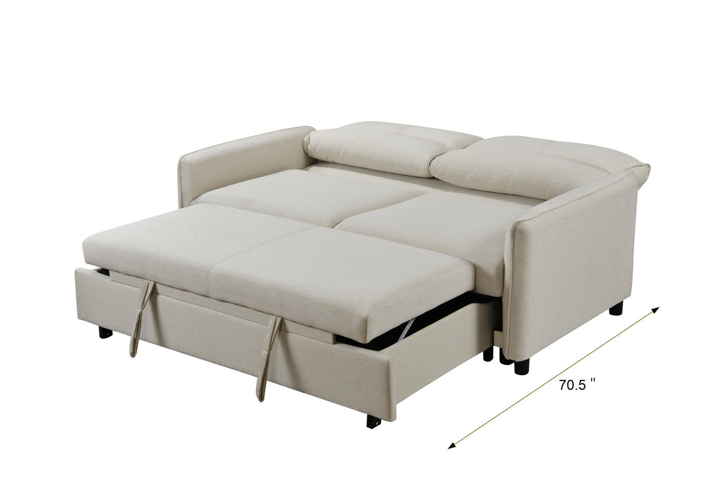 1st Choice Loveseat Futon Couch 3 in 1 Convertible Sleeper Sofa Bed