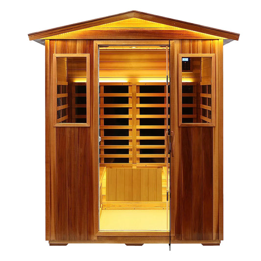 Four-person far-infrared outdoor sauna-B