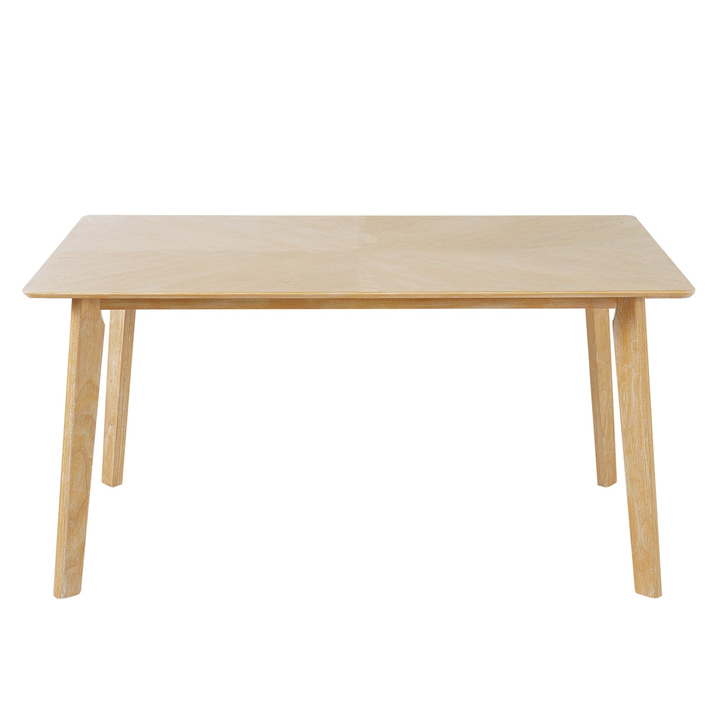 6PCs Dining Room Table Set, Rustic Farmhouse Dining Room Rectangular Table with 4 Upholstered Chairs and Bench, Solid Wood Kitchen Dining Table Set for 6 Persons - 1st Choice Furniture Direct