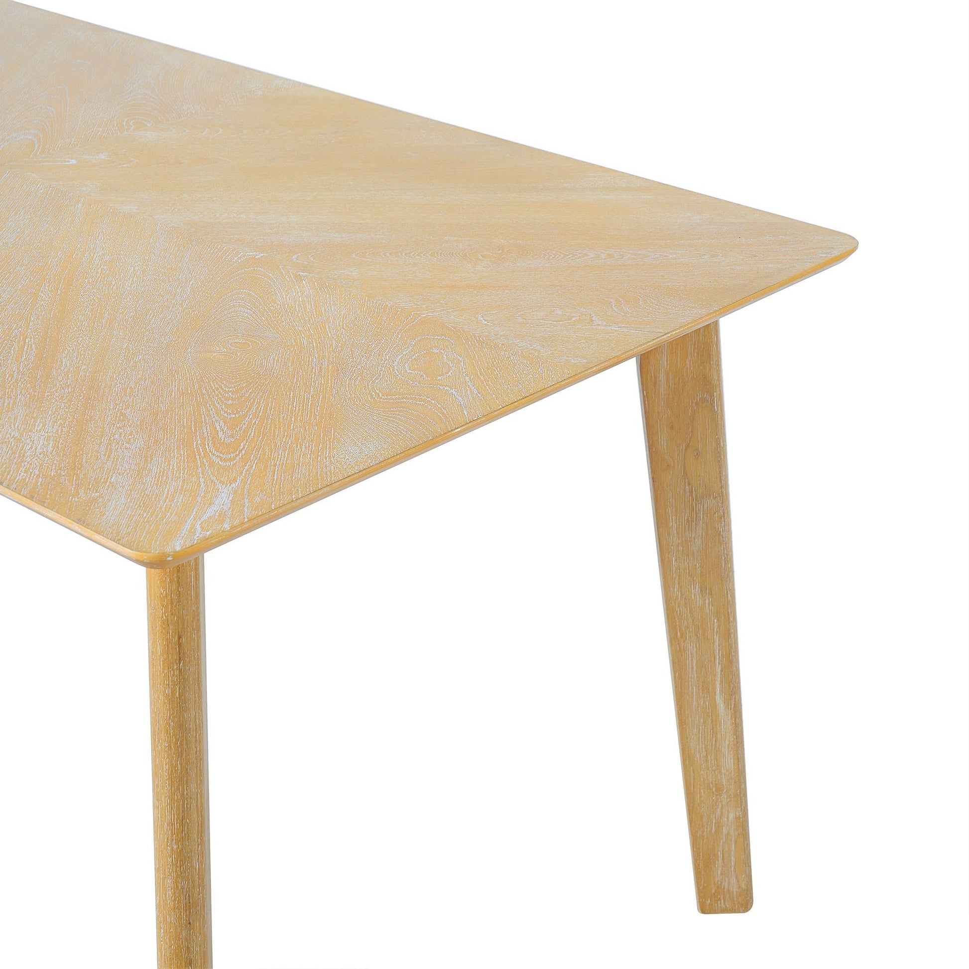 6PCs Dining Room Table Set, Rustic Farmhouse Dining Room Rectangular Table with 4 Upholstered Chairs and Bench, Solid Wood Kitchen Dining Table Set for 6 Persons - 1st Choice Furniture Direct