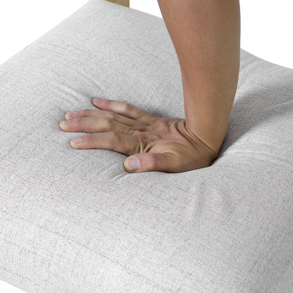 6PCs Dining Room Table Set, Rustic Farmhouse Dining Room Rectangular Table with 4 Upholstered Chairs and Bench, Solid Wood Kitchen Dining Table Set for 6 Persons - 1st Choice Furniture Direct