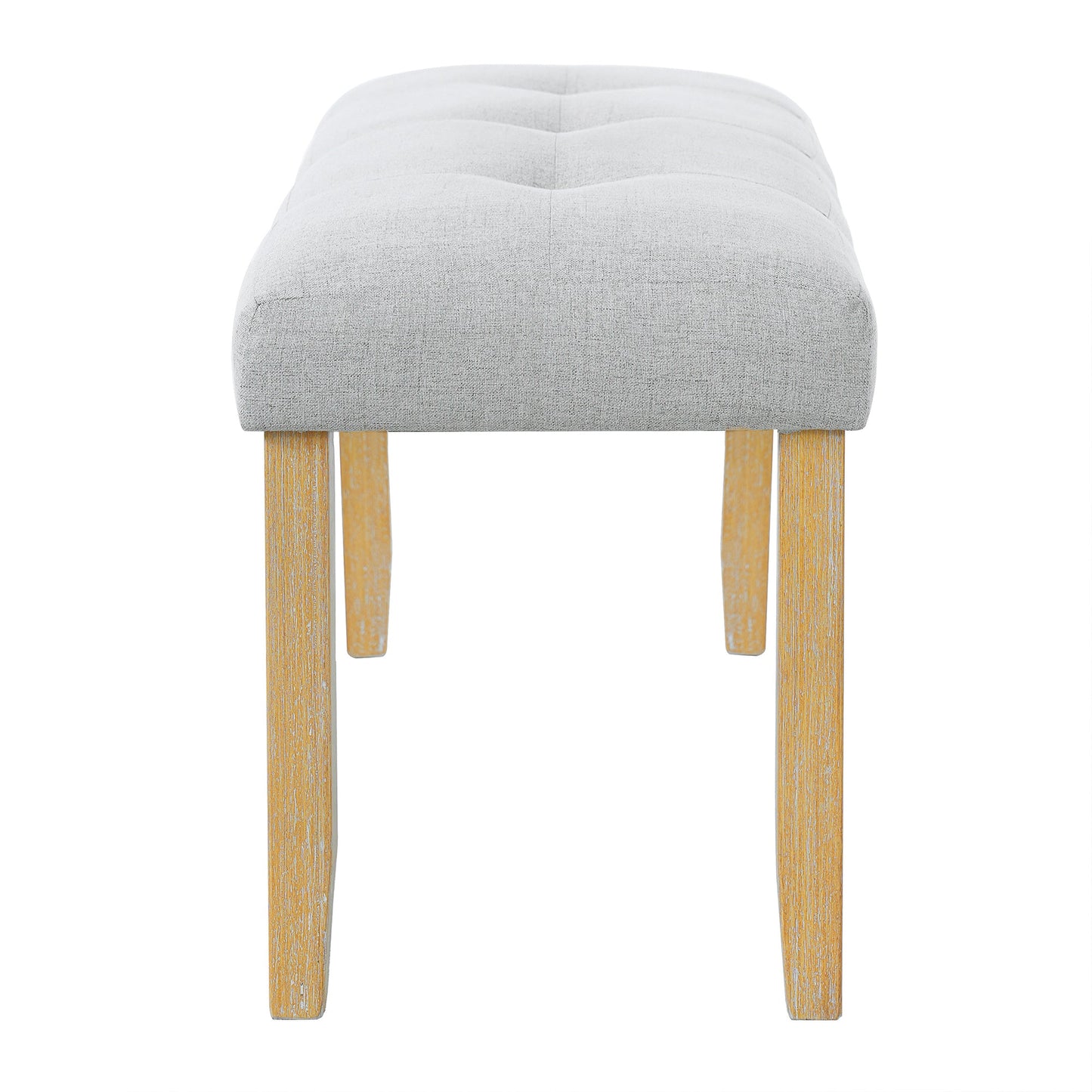 6PCs Dining Room Table Set, Rustic Farmhouse Dining Room Rectangular Table with 4 Upholstered Chairs and Bench, Solid Wood Kitchen Dining Table Set for 6 Persons - 1st Choice Furniture Direct