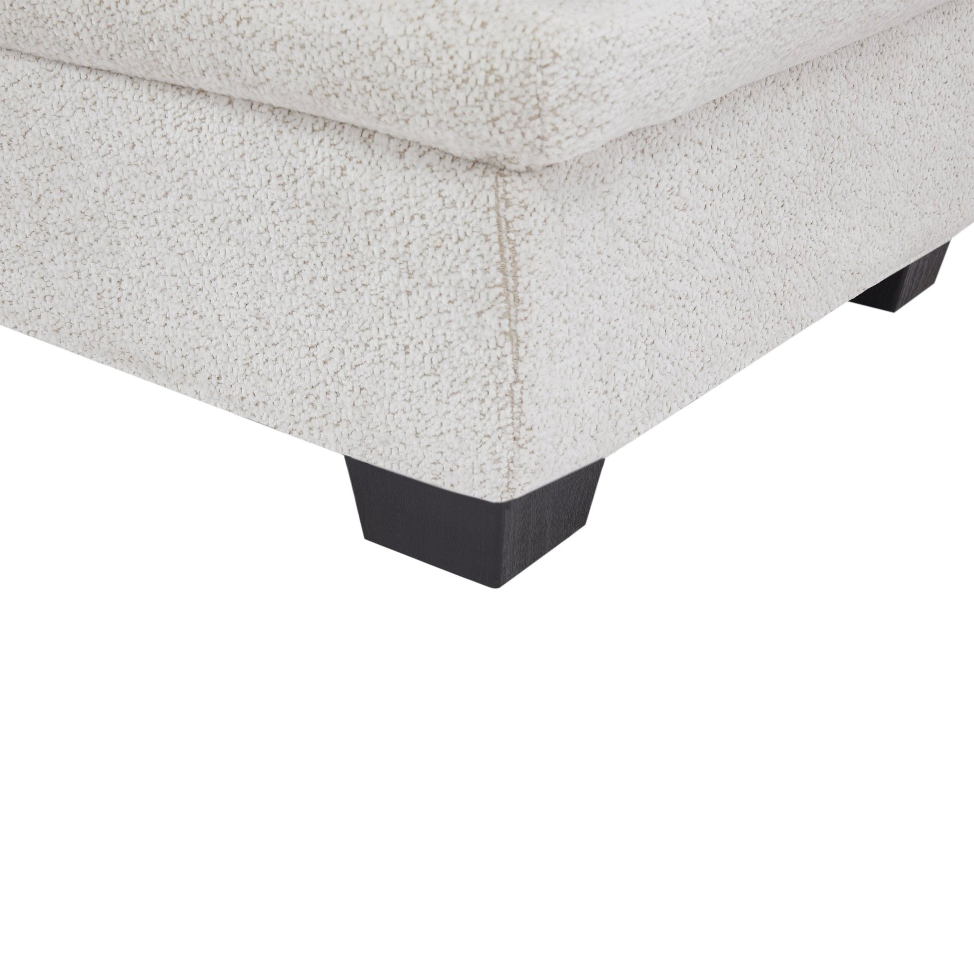 7 - Piece Reversible Modular Corner Sectional - Beige(two corner chairs, three armless chairs, and two ottomans) - 1st Choice Furniture Direct