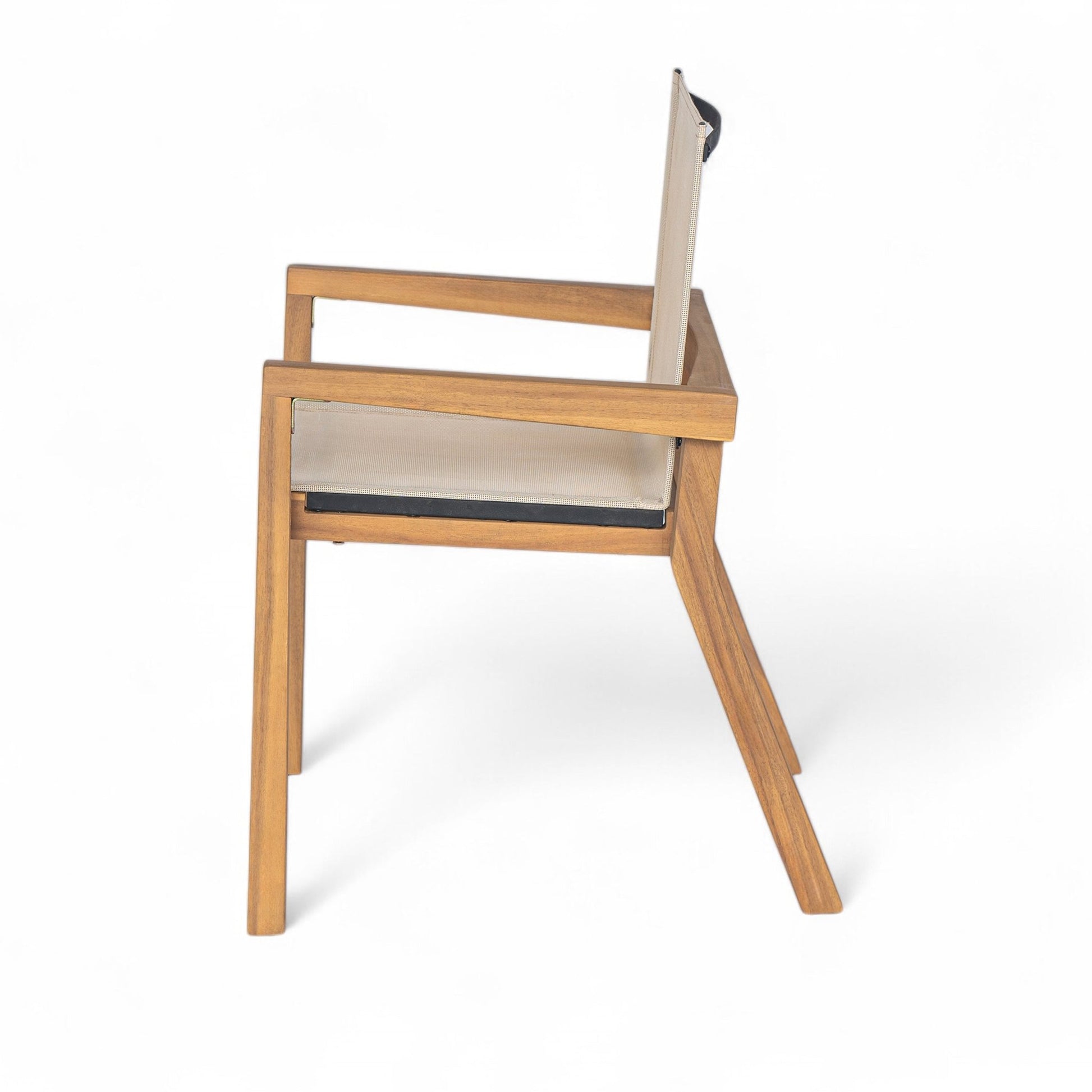 7 Pieces Acacia Wood Outdoor Dining Set s,Modern 6 Chairs 1 Large Table, Dining Furniture Set for Lawn, Backyard, Garden Deck,Poolside,Beige - 1st Choice Furniture Direct