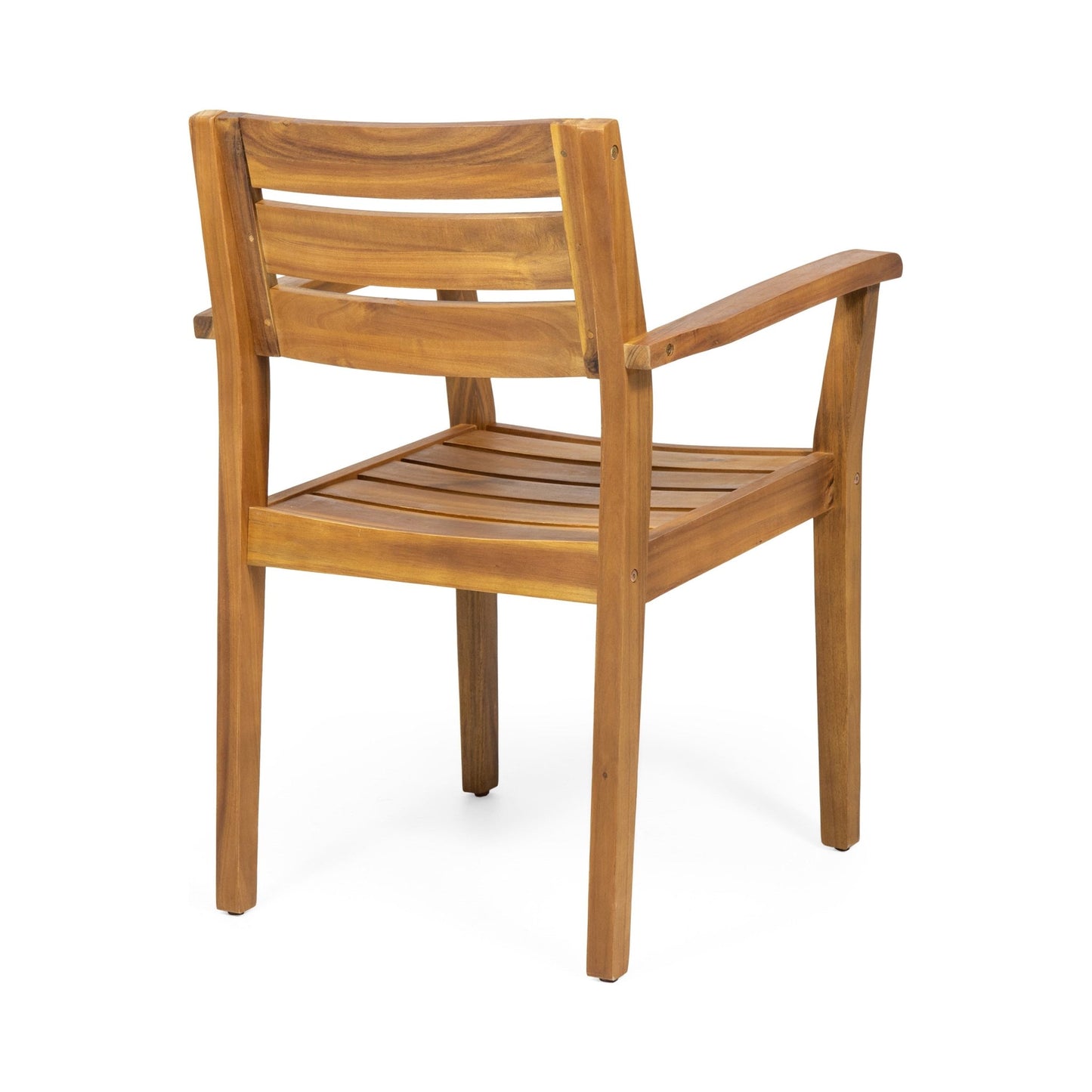 7 Pieces Acacia Wood Outdoor Dining Set s,Modern 6 Chairs 1 Large Table,Dining Furniture Set for Lawn, Backyard, Garden Deck,Poolside,Teak - 1st Choice Furniture Direct