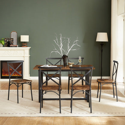 7 Pieces Dining Set 7-Piece Kitchen Table Set Perfect for Kitchen, Breakfast Nook, Living Room Occasions - 1st Choice Furniture Direct