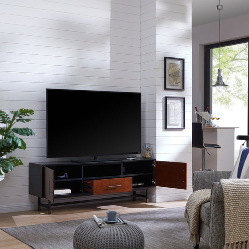 1st Choice Midcentury Modern Media Console Entertainment TV Cabinet