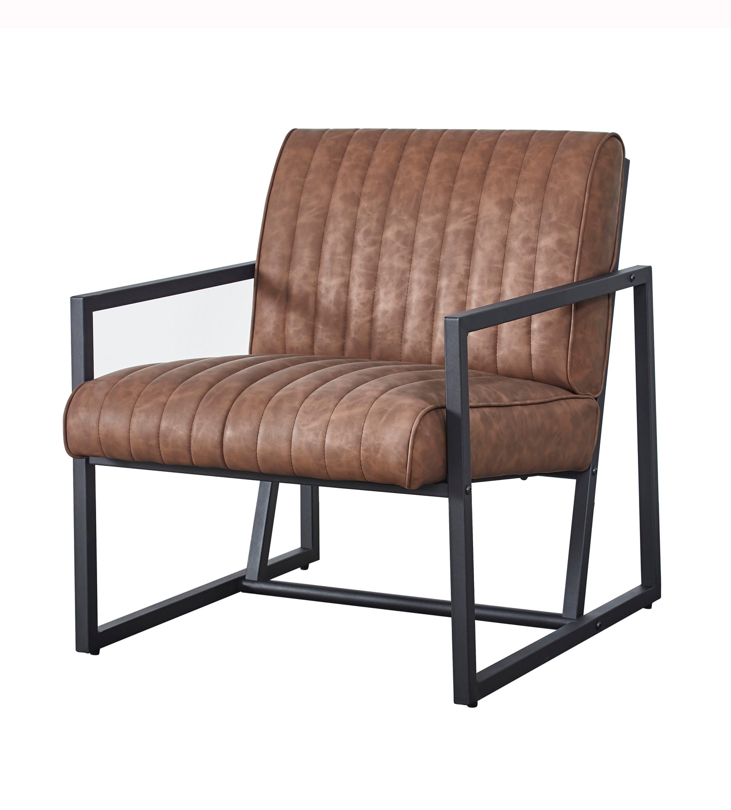 1st Choice Modern Design Leather Upholstered Dining Steel Armchair