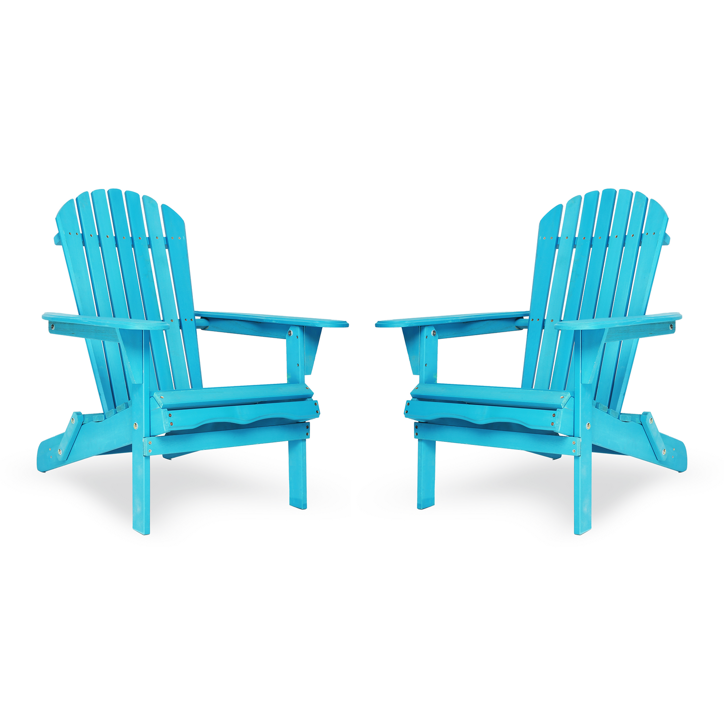 Wood Lounge Patio Chair for Garden Outdoor Wooden Folding Adirondack Chair Set of 2 Solid Cedar Wood Lounge Patio Chair for Garden, Lawn, Backyard,
