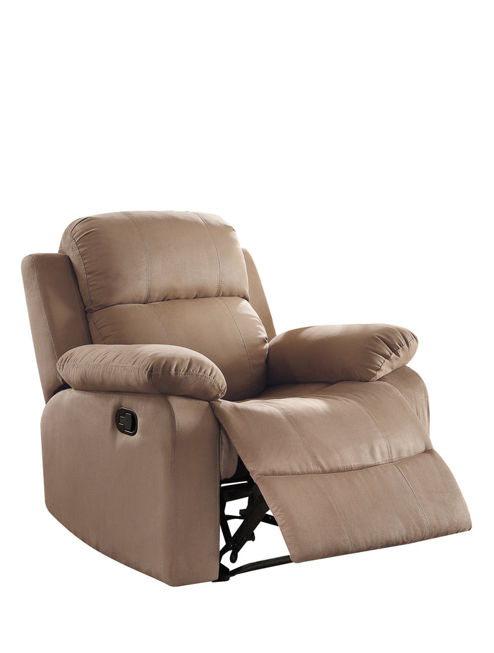 1st Choice Comfortable Parklon Motion Brown Cozy Microfiber Recliner