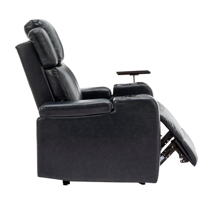 1st Choice Theater Recliner with 360° Swivel Tray Table