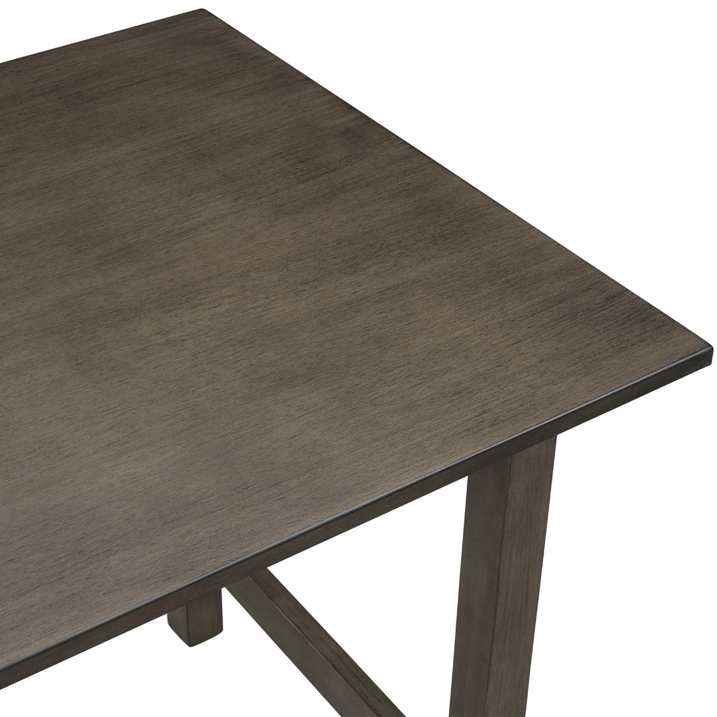 1st Choice Modern Farmhouse Wood Dining Table for 4 Kitchen Table