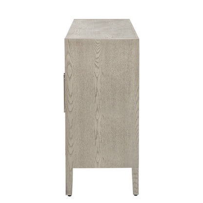 1st Choice Storage Cabinet Sideboard Wooden Cabinet with 4 Metal handles