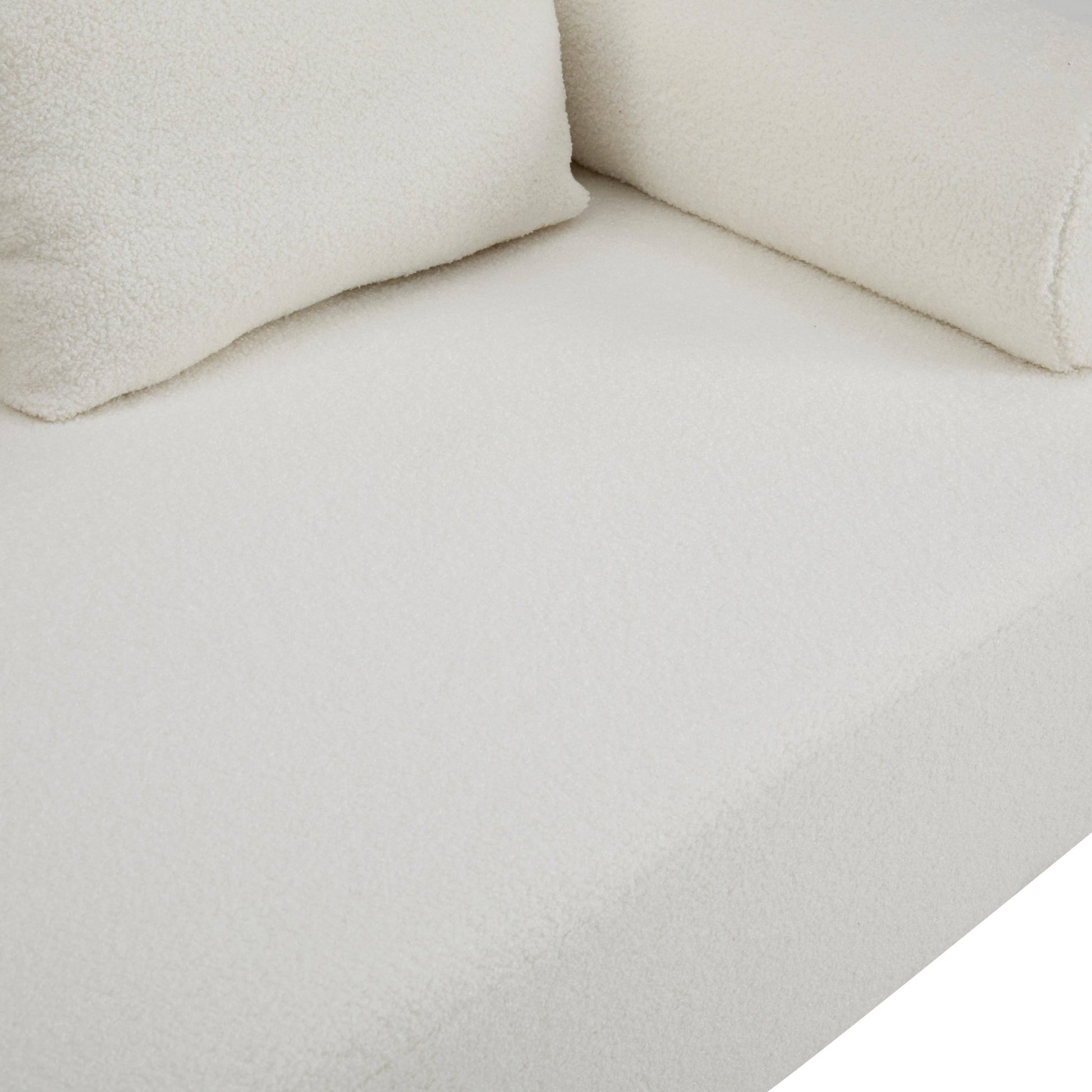 78' Modern 3-Seater Beige Upholstered Sofa, Oversized Comfy Couch with 3 Plush Pillows for Living Room, Bedroom, Apartment - 1st Choice Furniture Direct