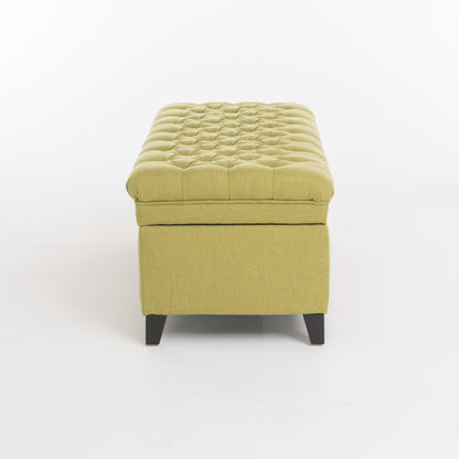 1st Choice Contemporary Storage Bench Ottoman Solution in Green