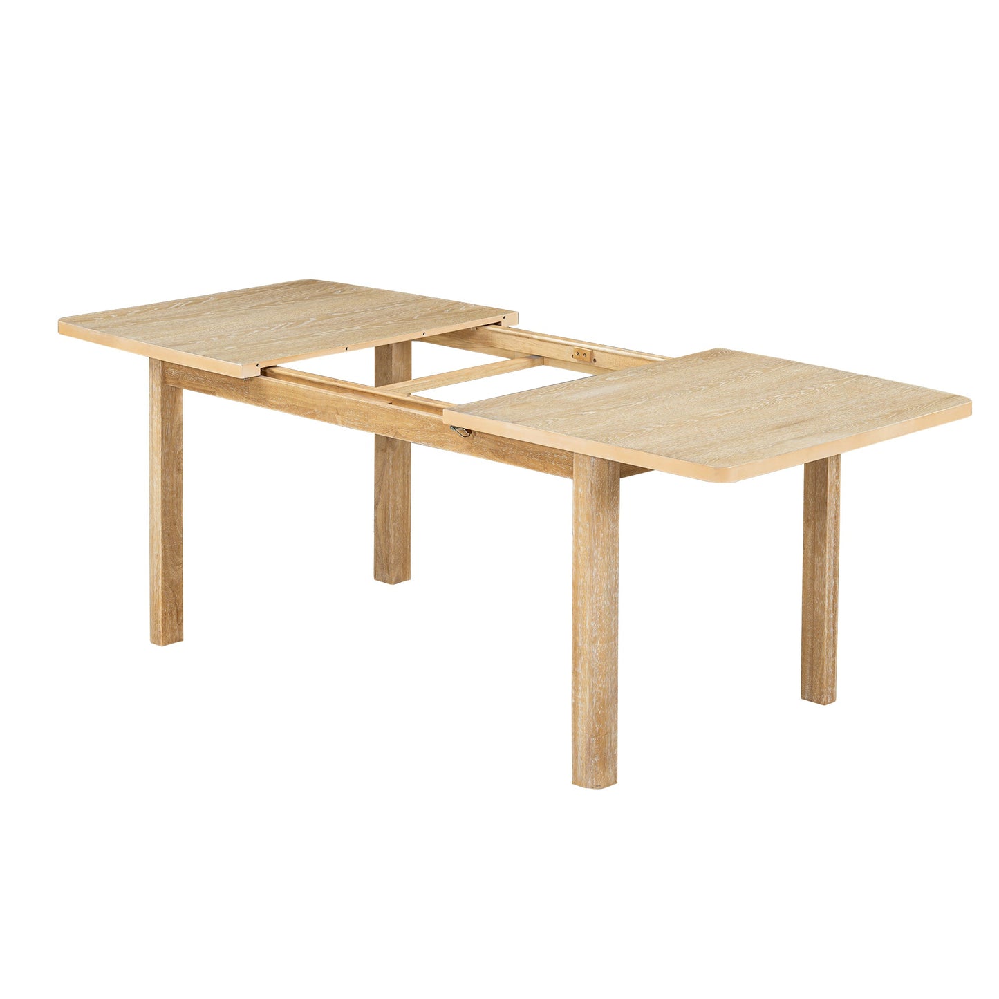 8 Piece Extendable Dining Table Set with Upholstered Chairs - 1st Choice Furniture Direct