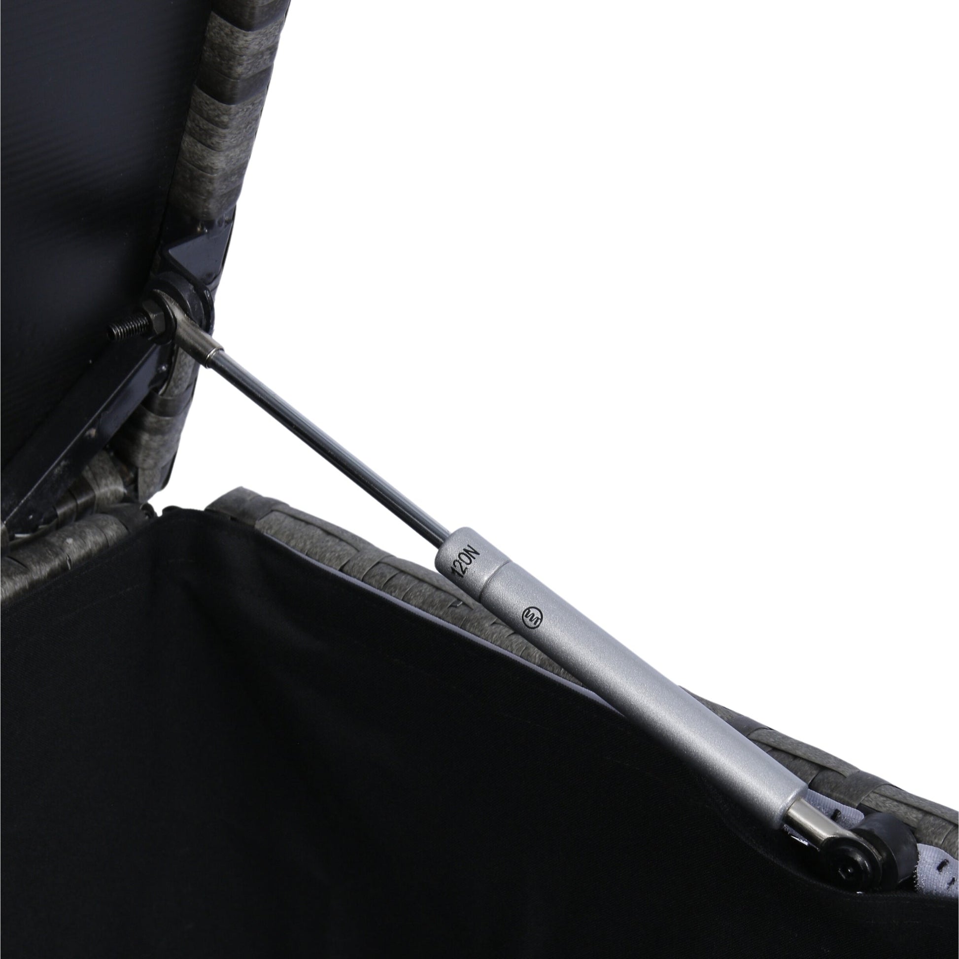 8 Piece Patio Sectional Wicker Rattan Outdoor Furniture Sofa Set with One Storage Box Under Seat and Cushion Box Grey wicker + Black Cushion + Clear Glass Top - 1st Choice Furniture Direct