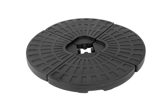 4-Piece Fillable Cantilever Umbrella Base Weight Plates