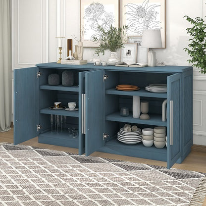 1st Choice Sideboard with 4 Doors Large Storage Space Buffet Cabinet