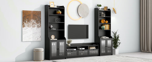 1st Choice Elegant Modern TV Console Table Wall Unit for TVs Up to 65"