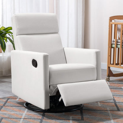 1st Choice Modern Upholstered Rocker Nursery Chair Plush Seating Glider