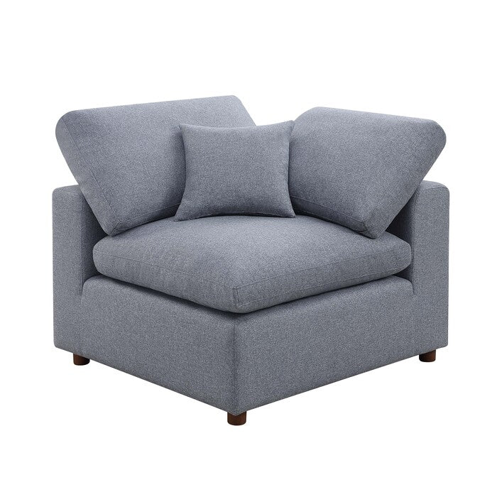 1st Choice Contemporary Stylish Modular Sectional Sofa in Grey