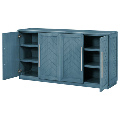 1st Choice Sideboard with 4 Doors Large Storage Space Buffet Cabinet