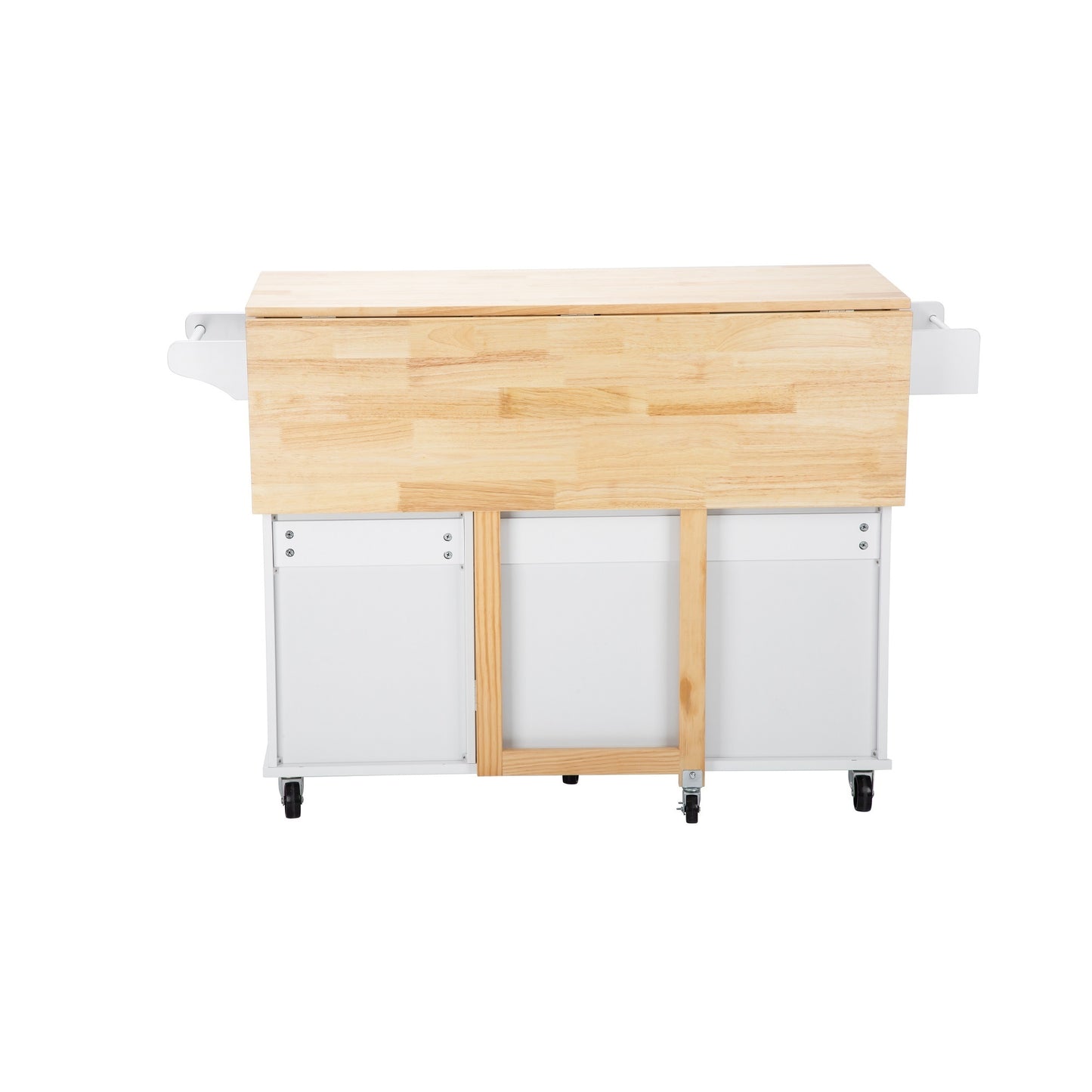 1st Choice Kitchen Island & Kitchen Cart Mobile Kitchen Island in White