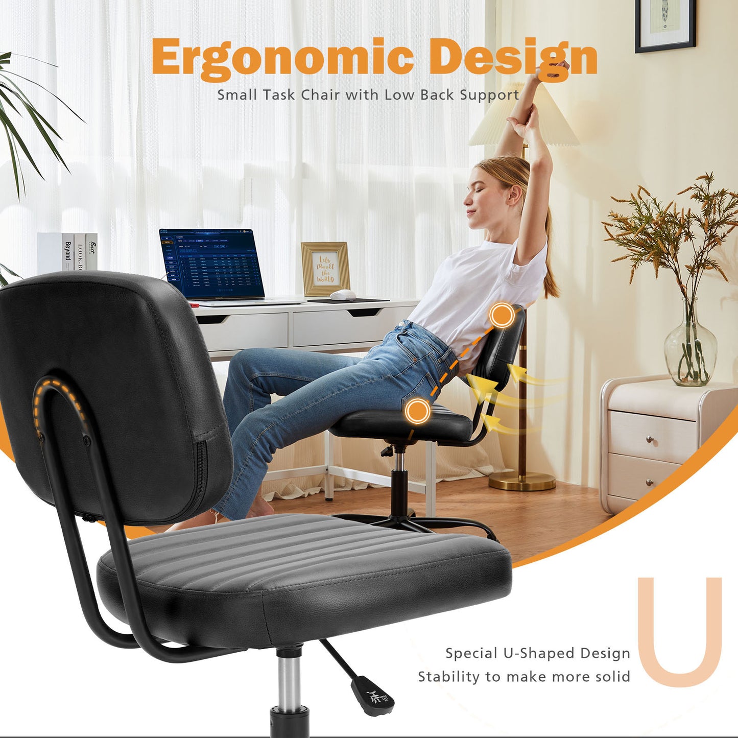 1st Choice Premium PU Leather Office Chair: Elevate Comfort & Style in Your Workspace