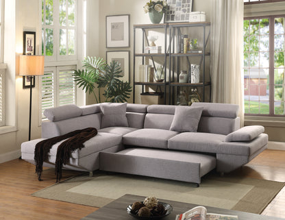 Jemima Gray Fabric Sectional Sofa