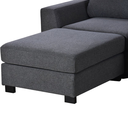 1st Choice U_STYLE 3 Pieces U shaped Sofa with Removable Ottomans