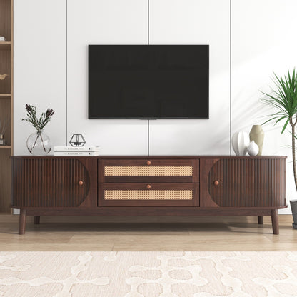 1st Choice Elegant Rattan TV Stand - Perfect for Modern Homes