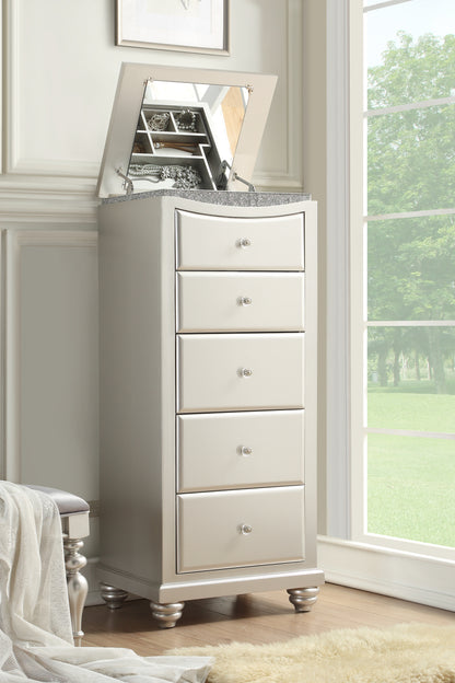 Maverick Platinum Finish Lingerie Chest