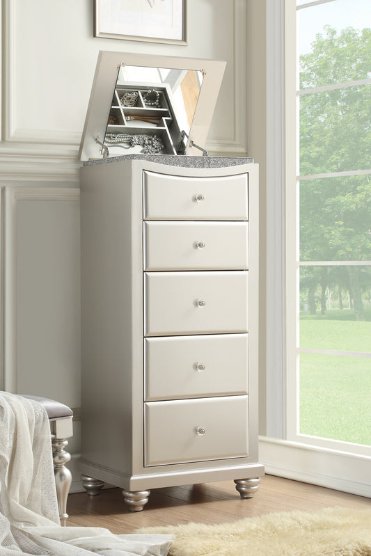 Maverick Platinum Finish Lingerie Chest