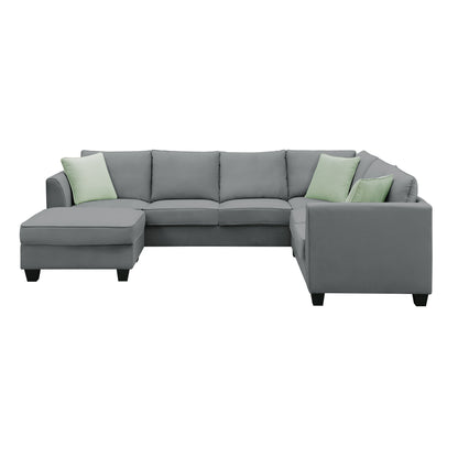 1st Choice Sectional Sofa Couches Living Room Sets 7 Seats w/ Ottoman
