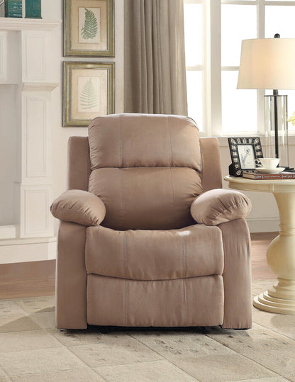 1st Choice Comfortable Parklon Motion Brown Cozy Microfiber Recliner