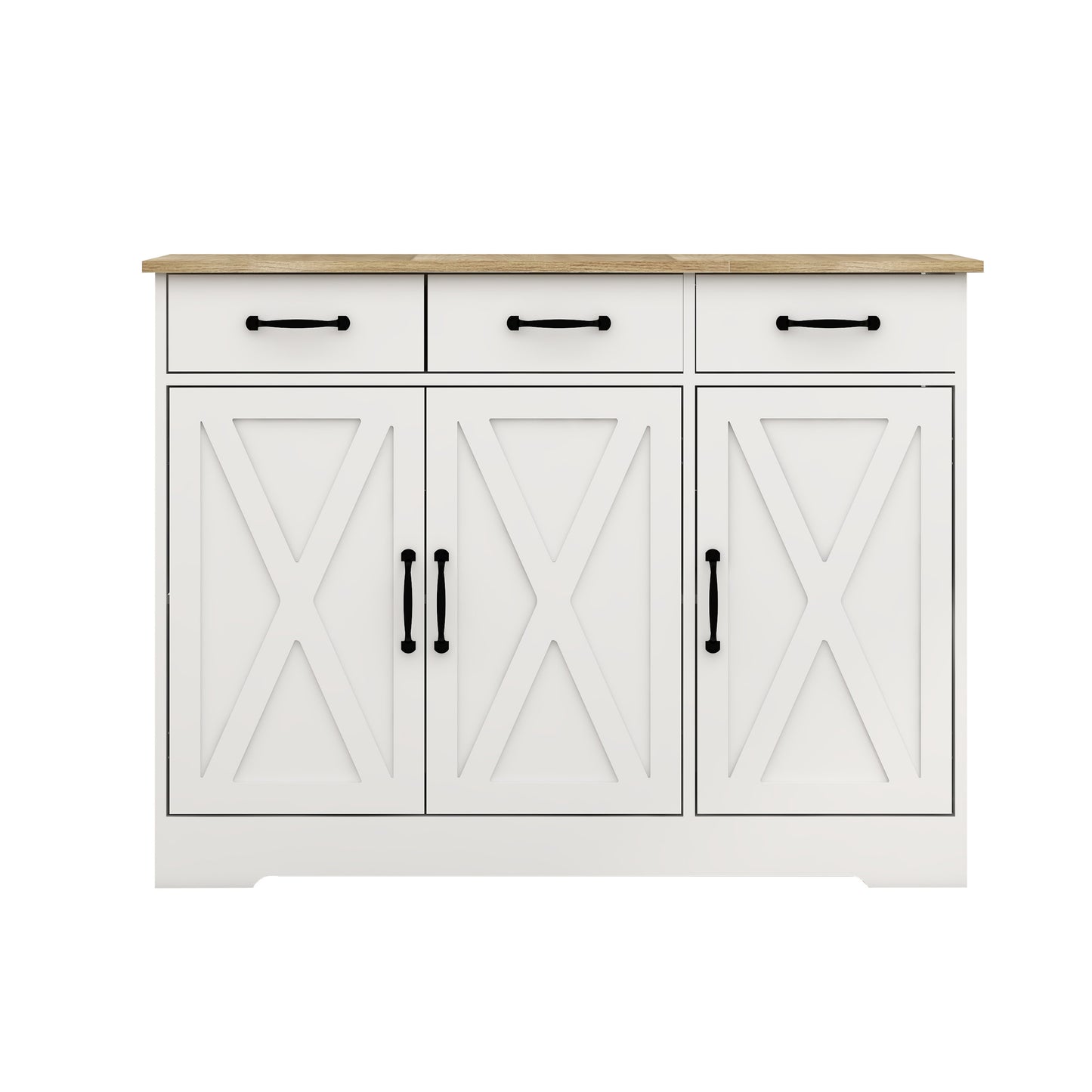 1st Choice Versatile White Sideboard Buffet Cabinet