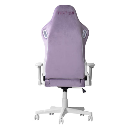 1st Choice Techni Sport Purple Velvet Gaming Chair: Ergonomic Luxury for Gamers