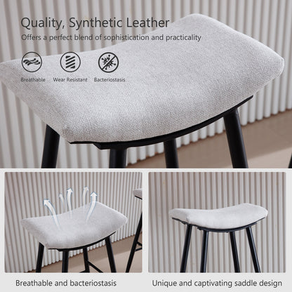 1st Choice Counter Height Dining Room Kitchen Bar Stool - Set of 2