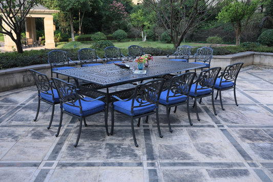 Rectangular 12 - Person 108.07' Long Dining Set with Cushions