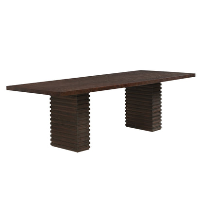 95INCHES DINING TABLE (Espresso) - 1st Choice Furniture Direct