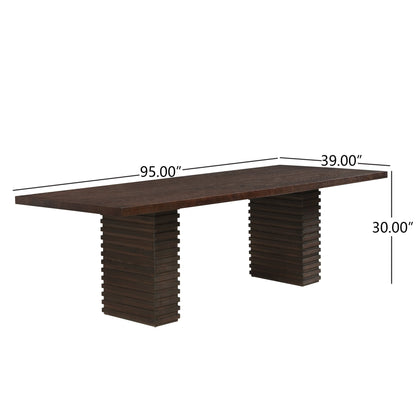 95INCHES DINING TABLE (Espresso) - 1st Choice Furniture Direct