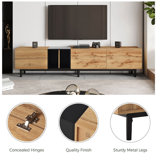 1st Choice Modern TV Stand for 80-inch TVs | Stylish and Functional Entertainment Center